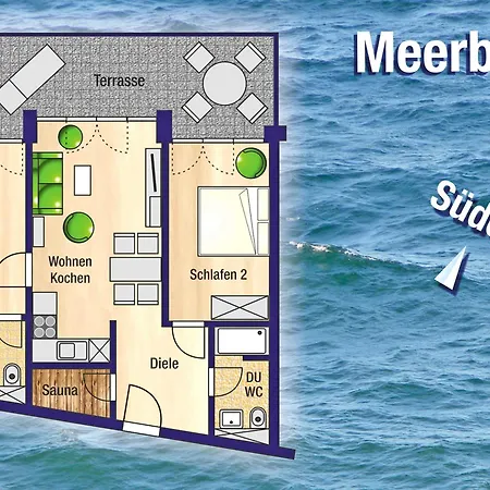 Ostseeresidenz - Wg 5 Mit Sauna, Terrasse, Meerblick Villa Sassnitz